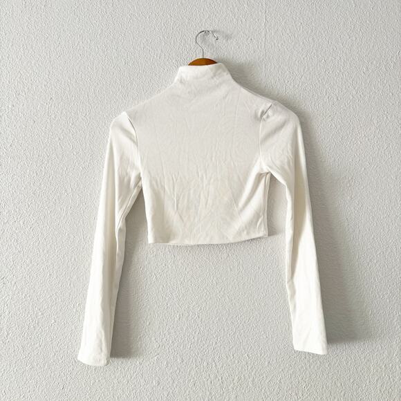 Princess Polly Cropped Sweater Womens XS/S crop mock neck - Picture 1 of 5